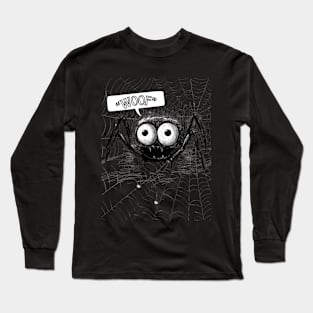 Cute Barking Woof Spider for Halloween Long Sleeve T-Shirt